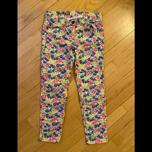Crewcuts Flower Pattern Kids Jeans